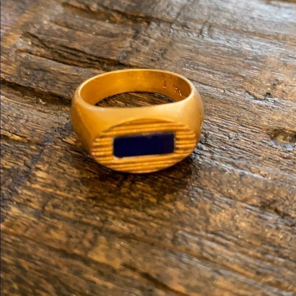Lapis and Brass Ralph Lauren Ring‌‌‌‌‌‌‌‌‌‌‌‌